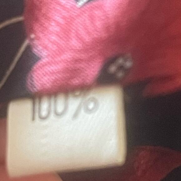 Vintage 100% silk woman's Floral Red and Black Scarf - Picture 5 of 11